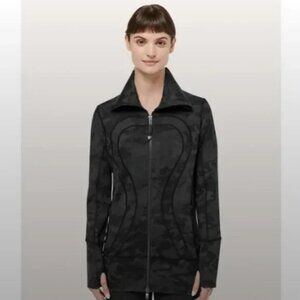 BNWT Lululemon Stride Jacket Incognito Camo Multi Grey Sz4
